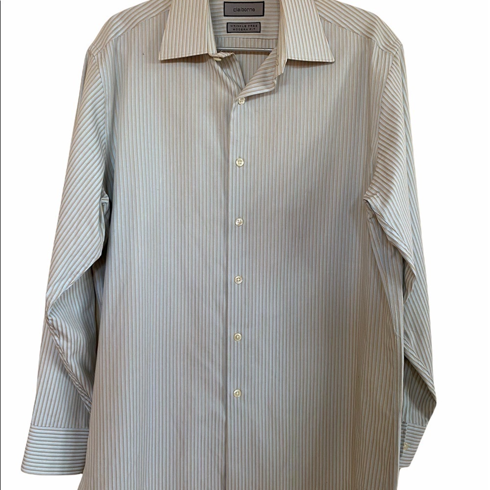 Claiborne Long Sleeved Shirt, Button down, M